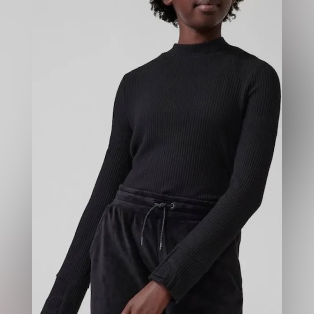 Athleta Girls You Rock Mock Neck Top
